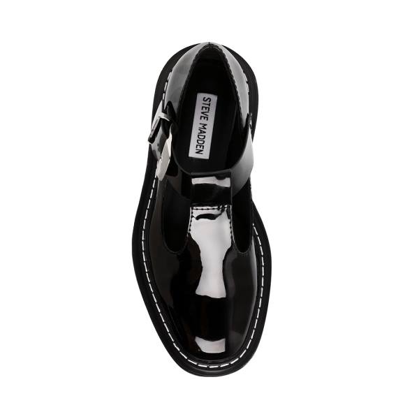 Steve Madden Suzey Loafers Dame Svarte | SM-205HC