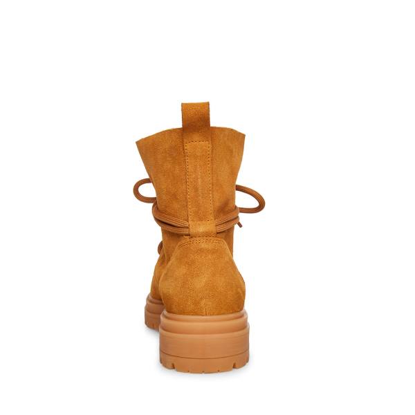 Steve Madden Tahoe Tan Semsket Skinn Ankelstøvletter Dame Brune | SM-502YT