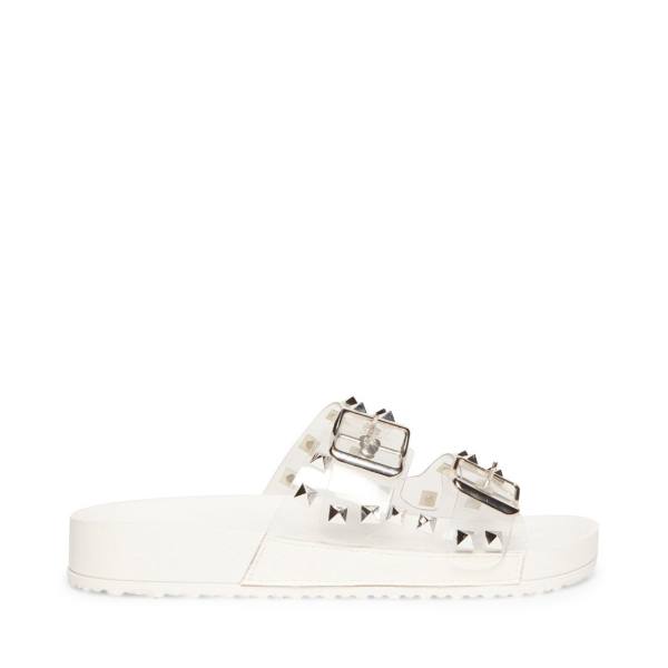 Steve Madden Teddy-p Sandaler Dame Hvite Multicolor | SM-831SJ