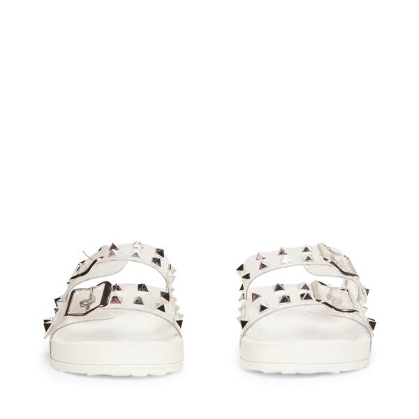 Steve Madden Teddy-p Sandaler Dame Hvite Multicolor | SM-831SJ