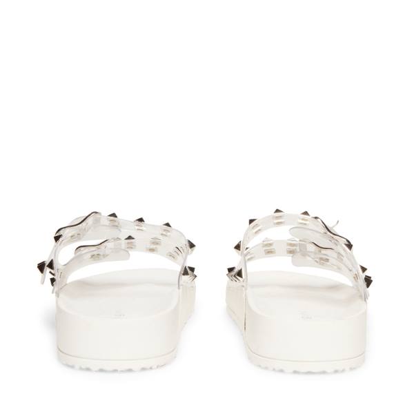 Steve Madden Teddy-p Sandaler Dame Hvite Multicolor | SM-831SJ