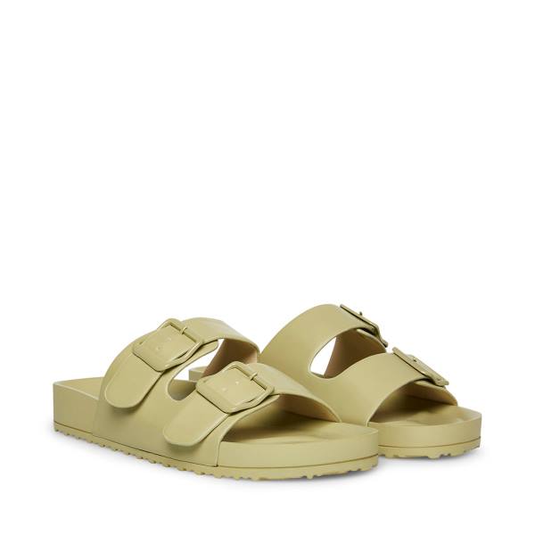 Steve Madden Teddy-t Sage Sandaler Dame Grå Olivengrønne | SM-806GM