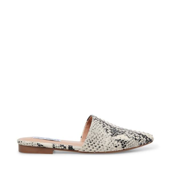 Steve Madden Tempting Snake Flate Sko Dame Multicolor Slangeprint | SM-892AR