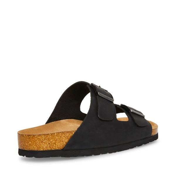 Steve Madden Tilted Sandaler Herre Svarte | SM-948VZ