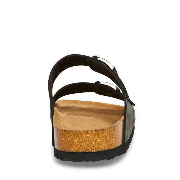Steve Madden Tilted Sandaler Herre Svarte | SM-948VZ