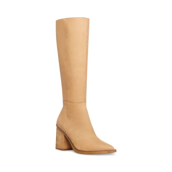 Steve Madden Tove Tan Nubuck Støvler Dame Brune | SM-497SC
