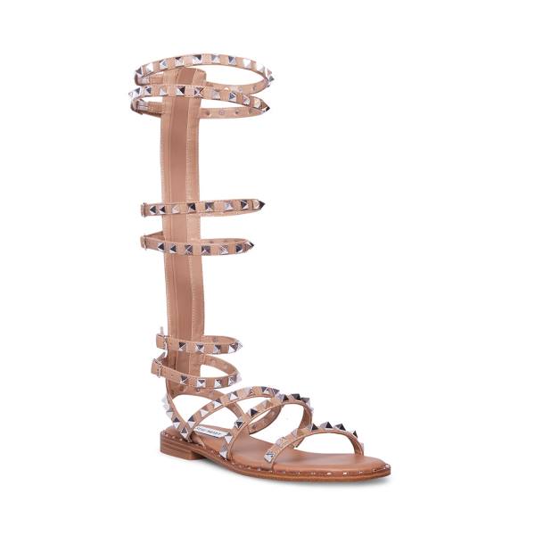 Steve Madden Trailblaze Tan Sandaler Dame Brune | SM-120XG