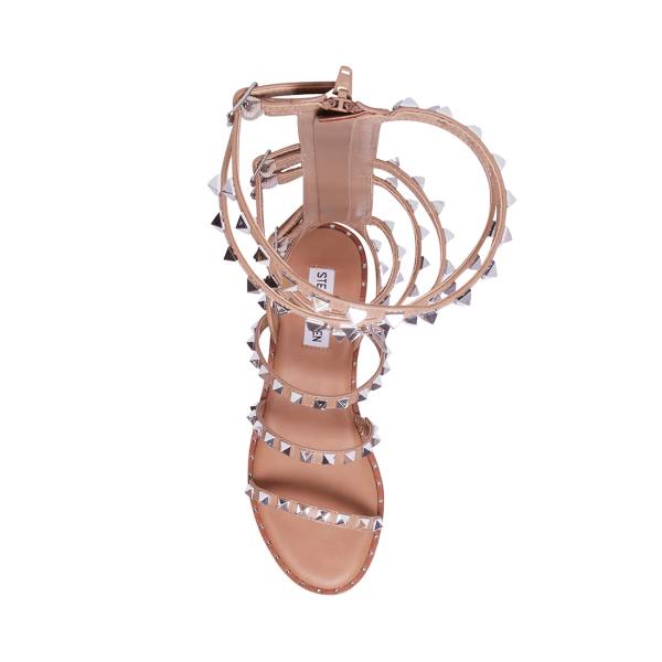 Steve Madden Trailblaze Tan Sandaler Dame Brune | SM-120XG
