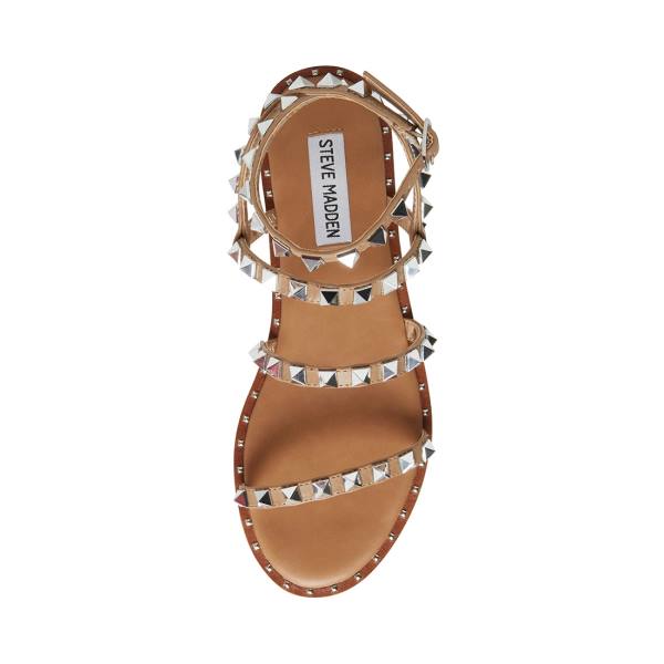 Steve Madden Travel Tan Sandaler Dame Brune | SM-891HZ