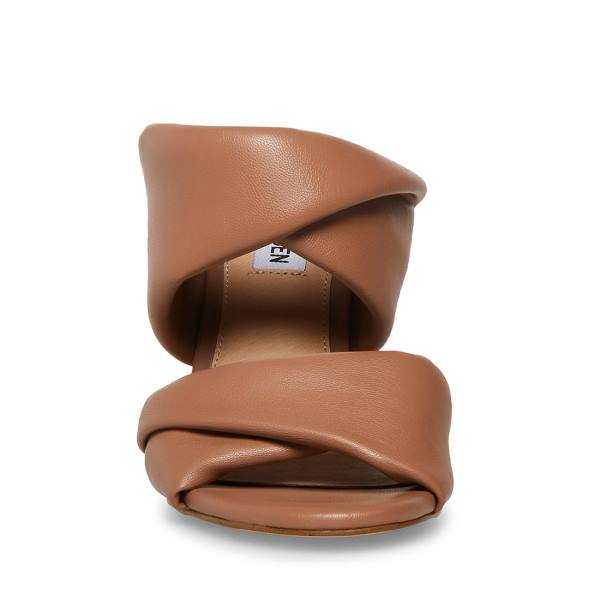 Steve Madden Trisha Mocha Heel Høye Hæler Dame Beige | SM-180AX