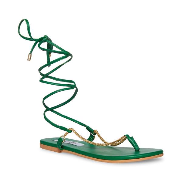 Steve Madden Tyra Sandaler Dame Grønn | SM-173MF