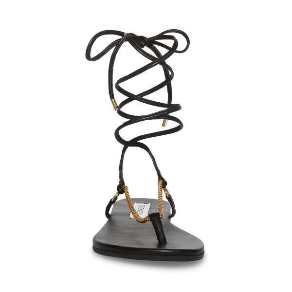 Steve Madden Tyra Sandaler Dame Svarte | SM-457UA