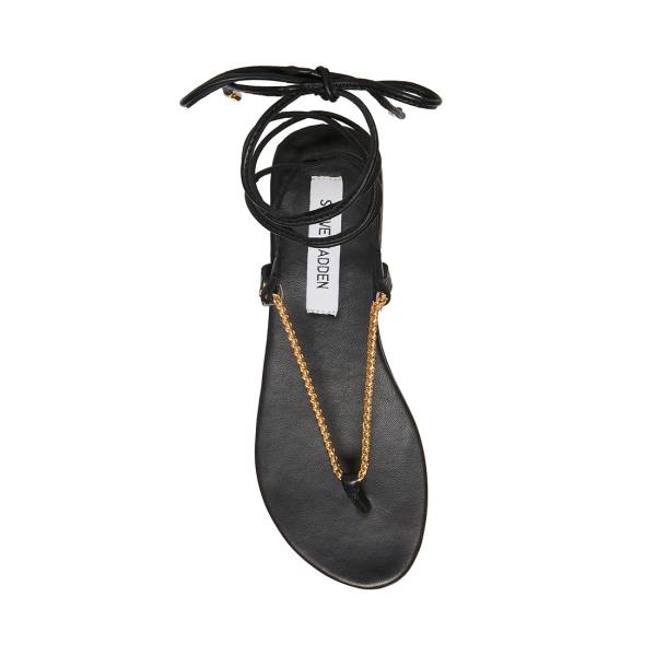 Steve Madden Tyra Sandaler Dame Svarte | SM-457UA
