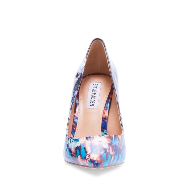Steve Madden Vala Heel Høye Hæler Dame Blå Multicolor | SM-742EP