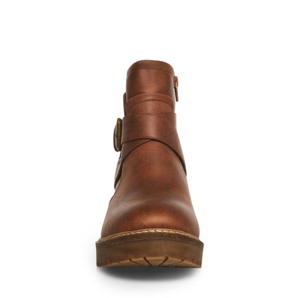 Steve Madden Vanessah Cognac Ankelstøvletter Dame Brune | SM-217BJ