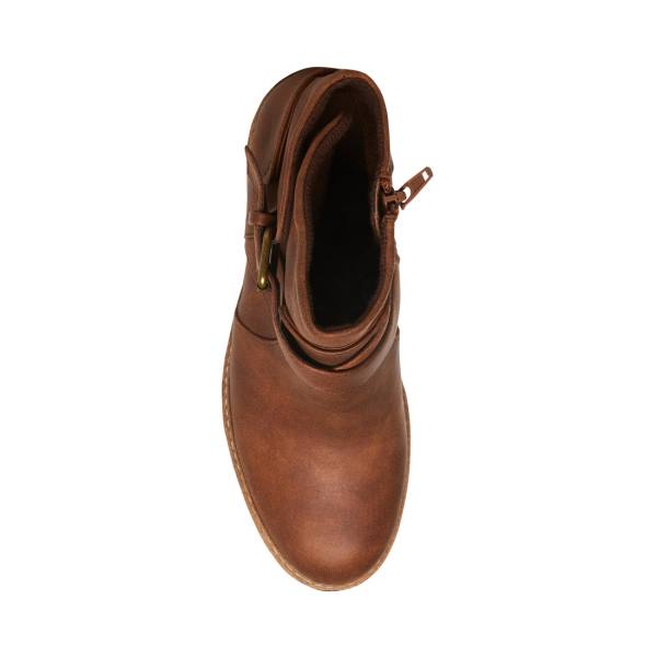 Steve Madden Vanessah Cognac Ankelstøvletter Dame Brune | SM-217BJ