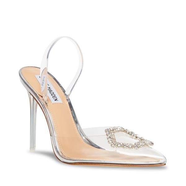 Steve Madden Vionnet Heel Høye Hæler Dame Clear | SM-762HN