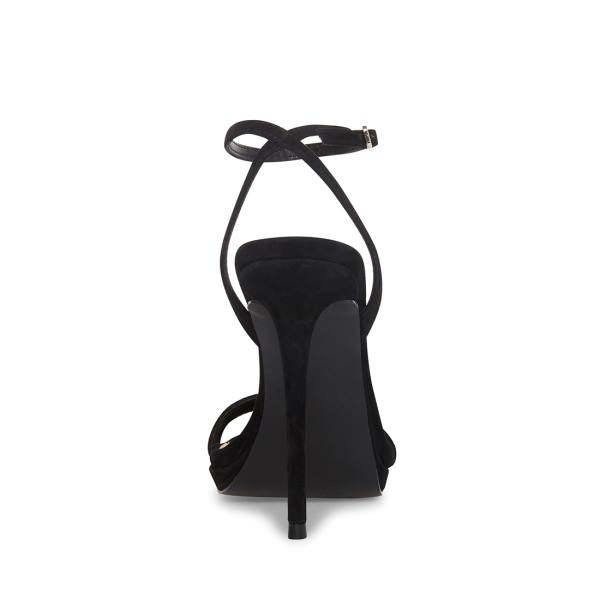 Steve Madden Wafer Semsket Skinn Heel Høye Hæler Dame Svarte | SM-682BL