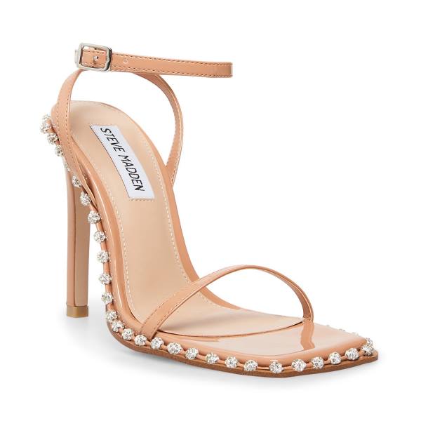 Steve Madden Zelle Camel Heel Høye Hæler Dame Brune Multicolor | SM-392YO