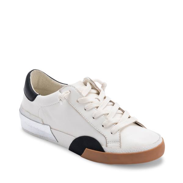 Steve Madden Zina Joggesko Dame Hvite Svarte | SM-960FH
