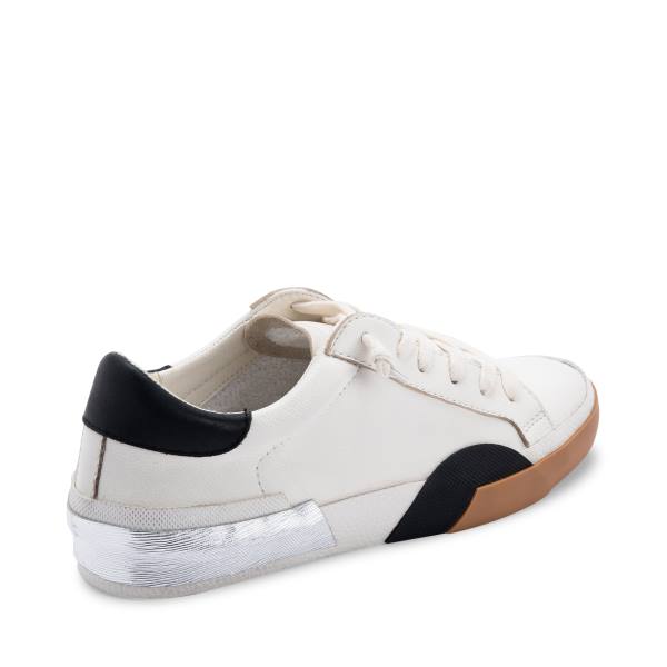 Steve Madden Zina Joggesko Dame Hvite Svarte | SM-960FH
