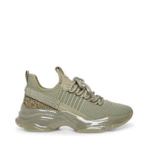 Steve Madden Maxima Joggesko Dame Grønn Multicolor | SM-874KS