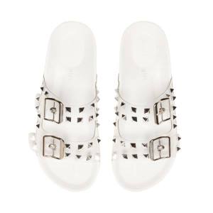 Steve Madden Teddy-p Sandaler Dame Hvite Multicolor | SM-831SJ