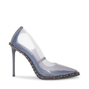 Steve Madden Vyper Heel Høye Hæler Dame Mørke Grå | SM-983WK