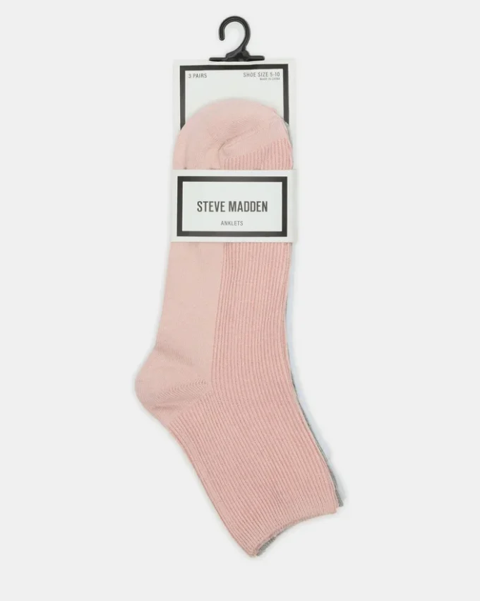 3-pakning med ankelsokker