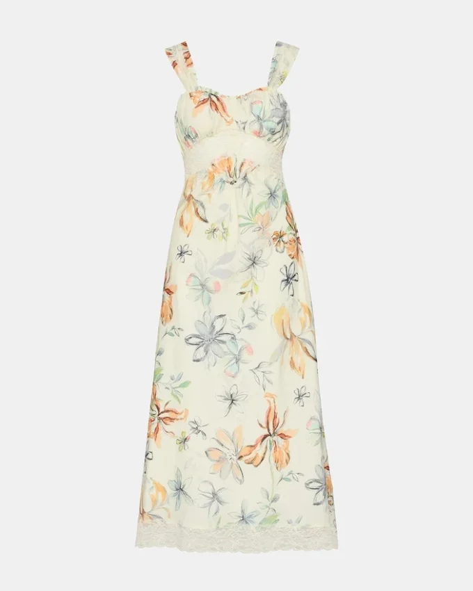 Alexus-kjole i vintage elfenben