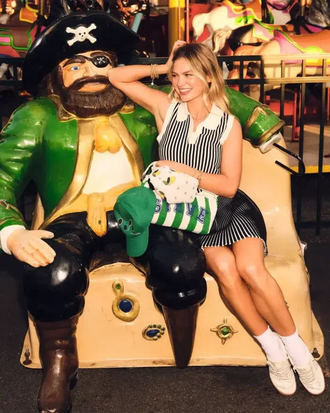 Amery-skjørt svart/hvitt