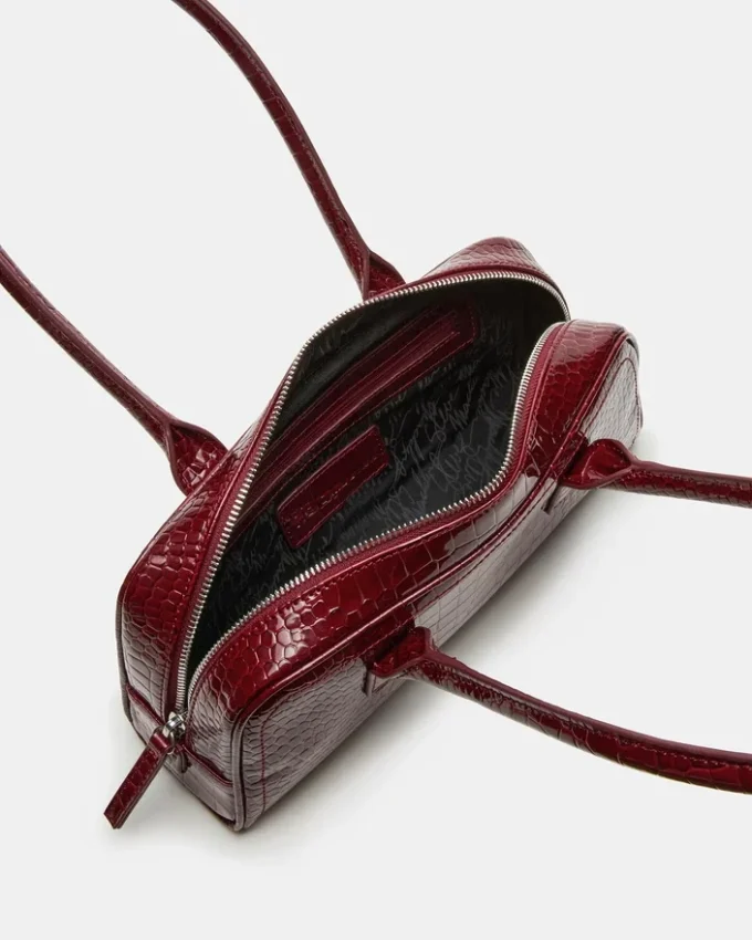 Anise Veske Rød Krokodille