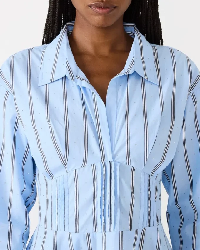 Ariany-kjole i Estate Blue