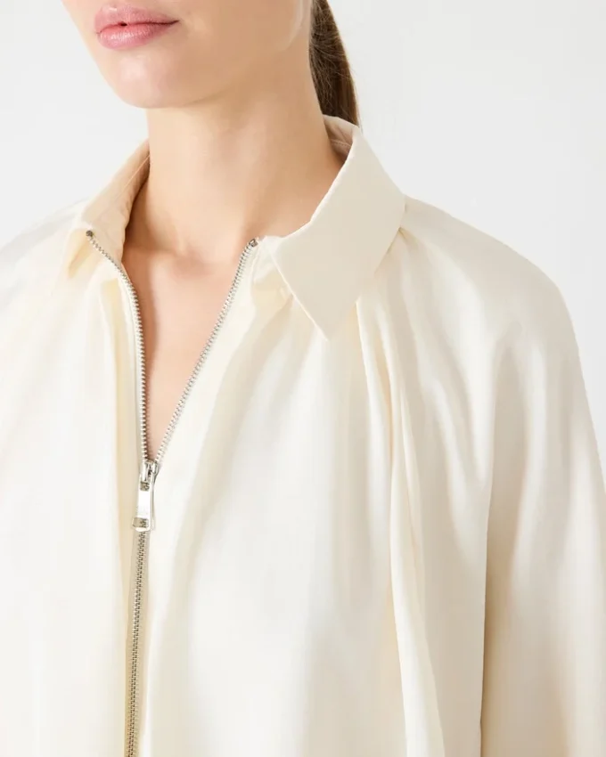 Aspen-jakke, kremfarget