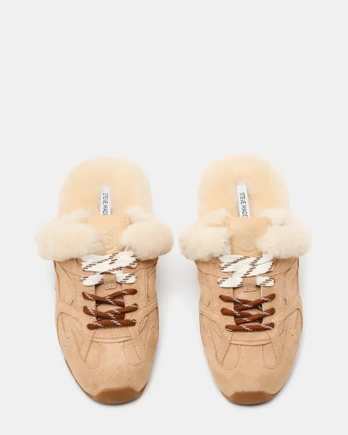 Aziel Mule Faux Fur Natural