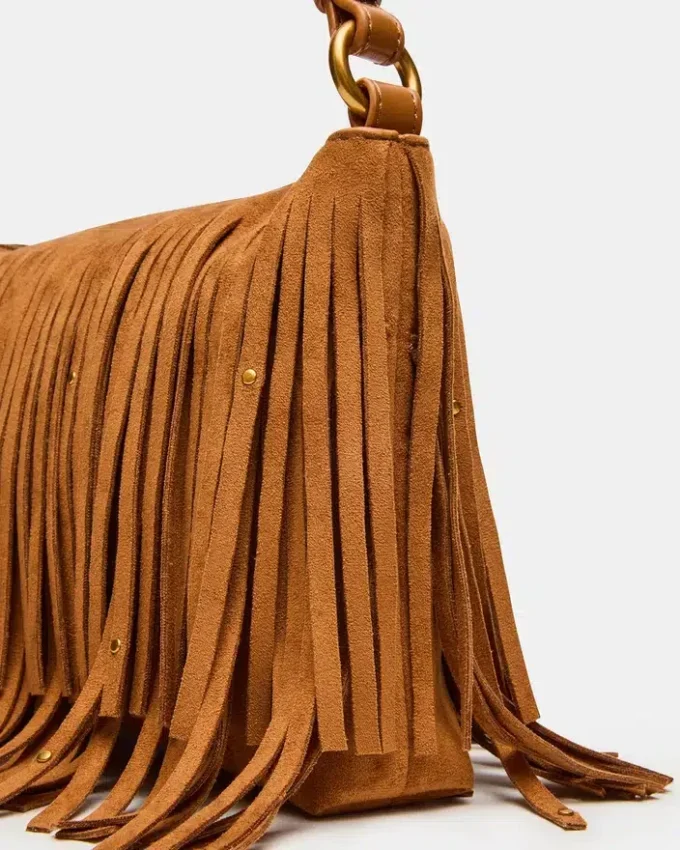 Boheme-veske i tobakk