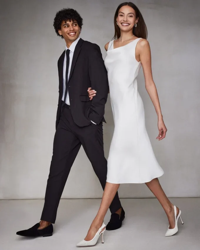 Bri hvit blonder med perler