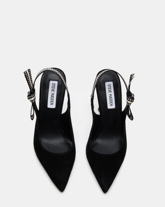 Bri svart semsket skinn