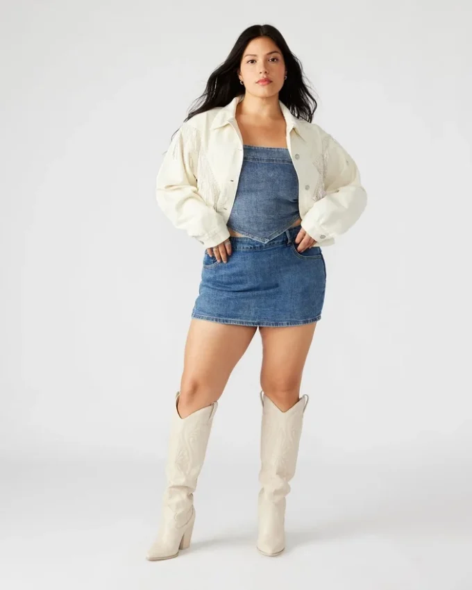 Canyon denimjakke, krem