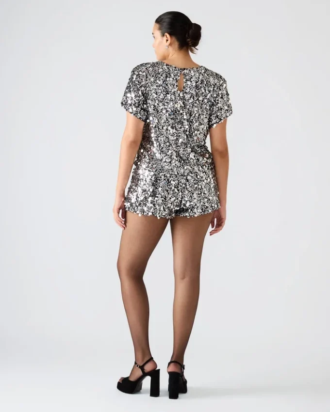 Celestine Short Silver