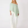 Channing Poncho Bay Green