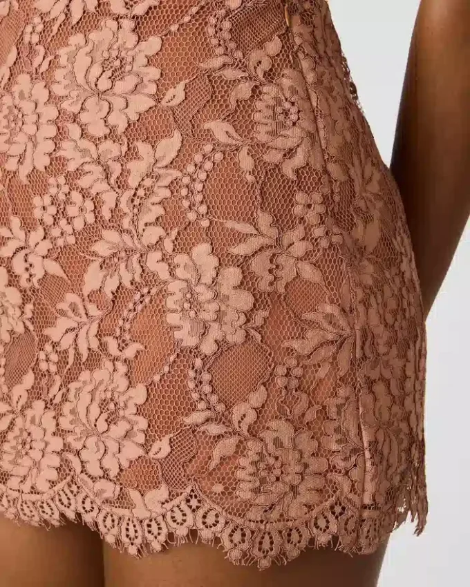 Cindi-skjørt Mocha Heather