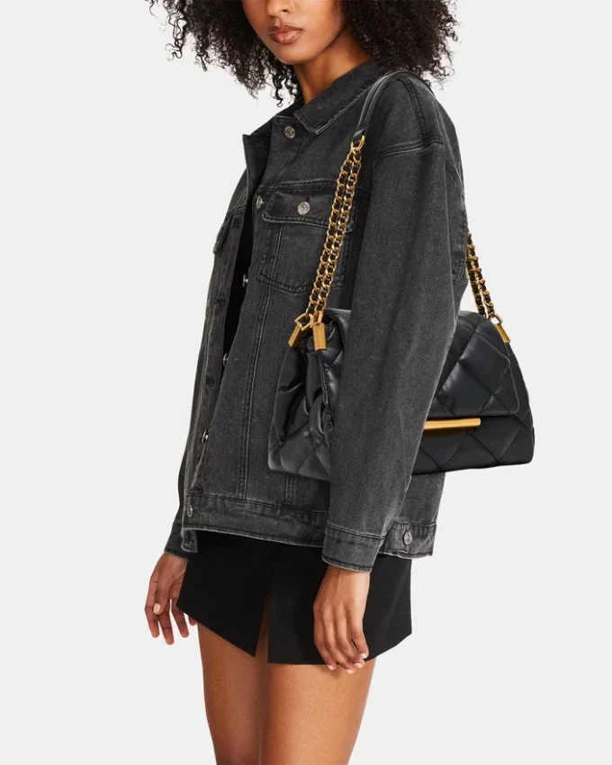 Colette-veske svart/gull