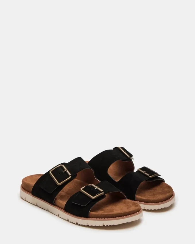 Corban svart semsket skinn