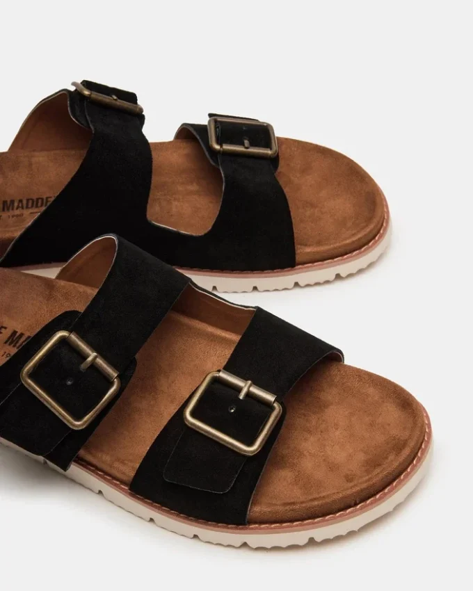 Corban svart semsket skinn