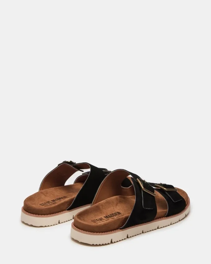 Corban svart semsket skinn