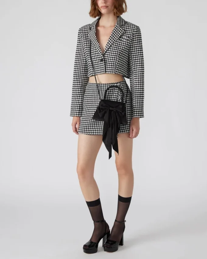 Cosette-veske i svart sateng