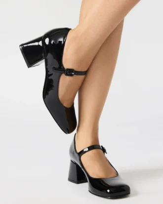 Darcey svart lakksko