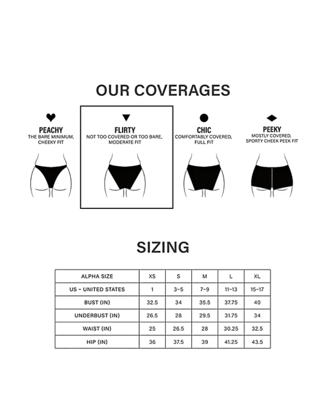 Sleek ‘N Chic bikinibukse med høy midje i fargen Cherry