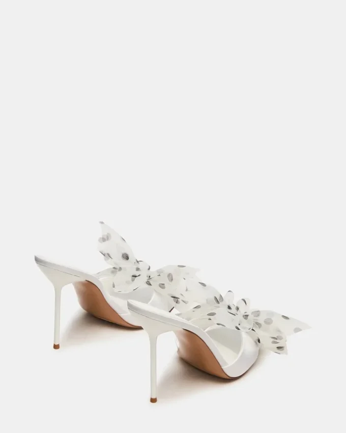 Davina Tulle hvit/svart med prikker